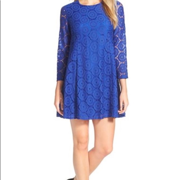 CeCe by Cynthia Steffe Circle Lace Trapeze Dress - Picture 7 of 7